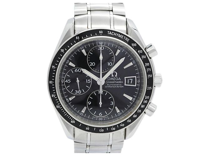 Omega Speedmaster Date 3210.50 Quadrante Nero Orologio Uomo
