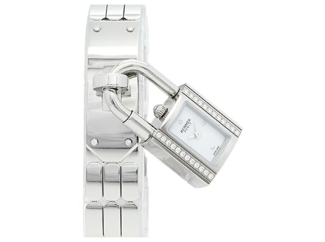 Hermès Hermes Kelly Uhr mit Diamantlünette