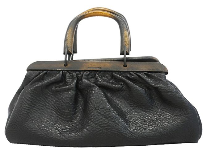 Sac à main Gucci en cuir noir
