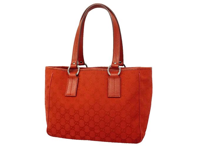 Borsa Tote Gucci GG Canvas 113019 Rosso