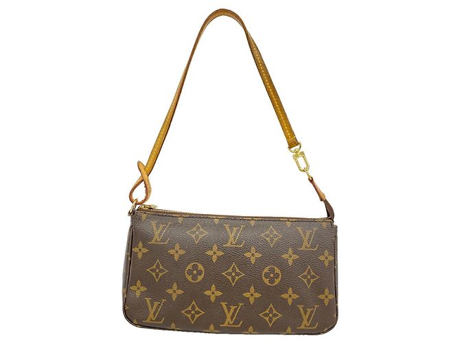 Louis Vuitton Monogram Pochette Accessoires Marrone