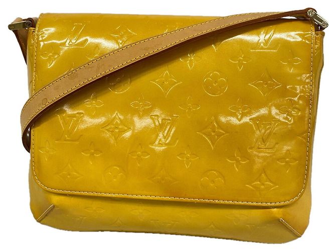 Borsa a tracolla Louis Vuitton Vernis Thompson Street D'oro