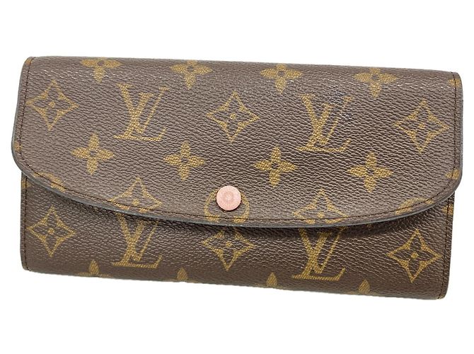 Louis Vuitton Monogram Portefeuille Emilie Long Wallet Pink