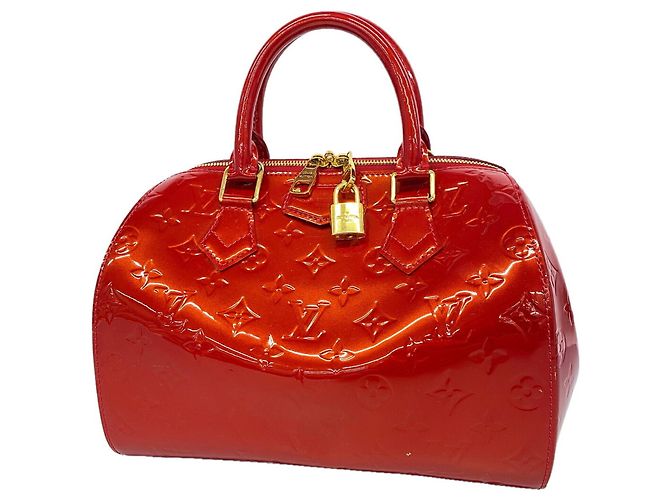 Louis Vuitton Vernis Montana Handtasche Rot