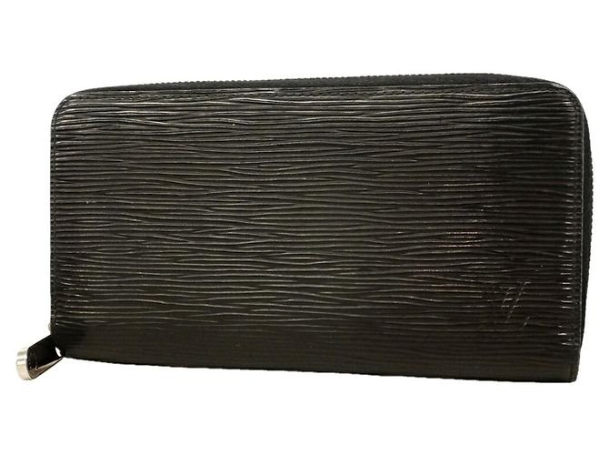Louis Vuitton Epi Zippy Wallet M60072 Noir Black