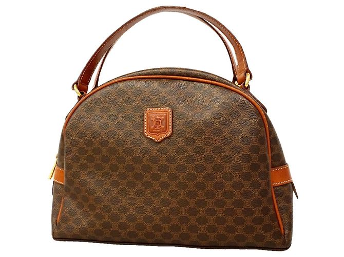 Céline Bolso Celine Macadam Brown para mujer Castaño