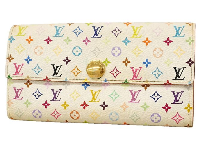 Louis Vuitton Multicolor Langbeutel Weiß
