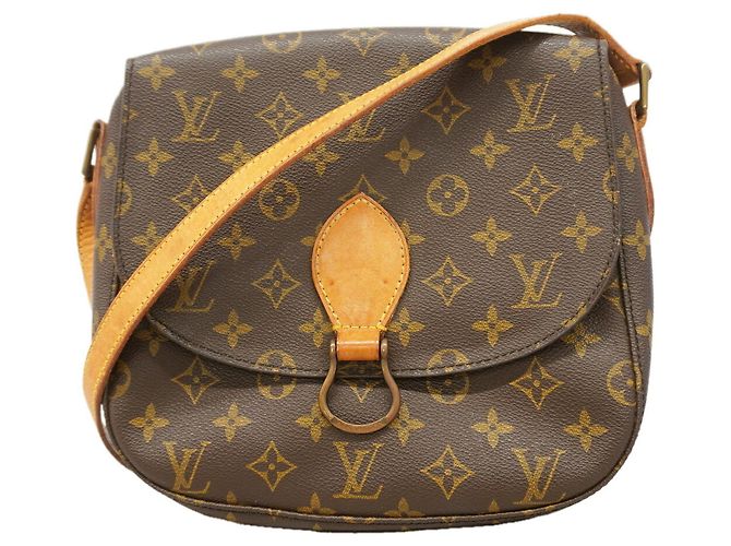 Bolsa de Ombro Louis Vuitton Monogram Saint Cloud GM Marrom