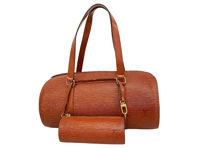 Sac à main Louis Vuitton Epi Soufflot Marron