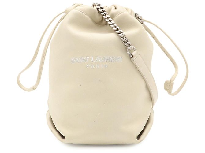 Autre Marque Borsa a tracolla Yves Saint Laurent Teddy Chain Marrone Beige