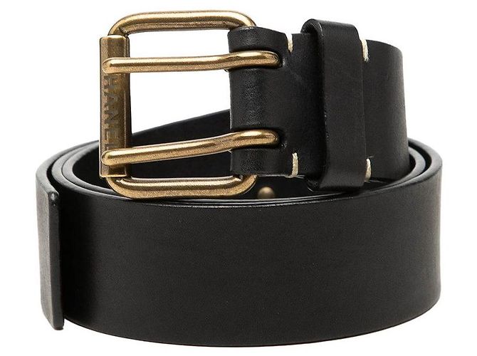 Chanel Coco Mark Ledergürtel Schwarz