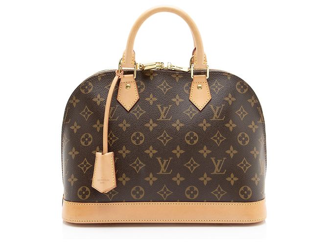 Louis Vuitton Monogram Canvas Alma PM Satchel Braun