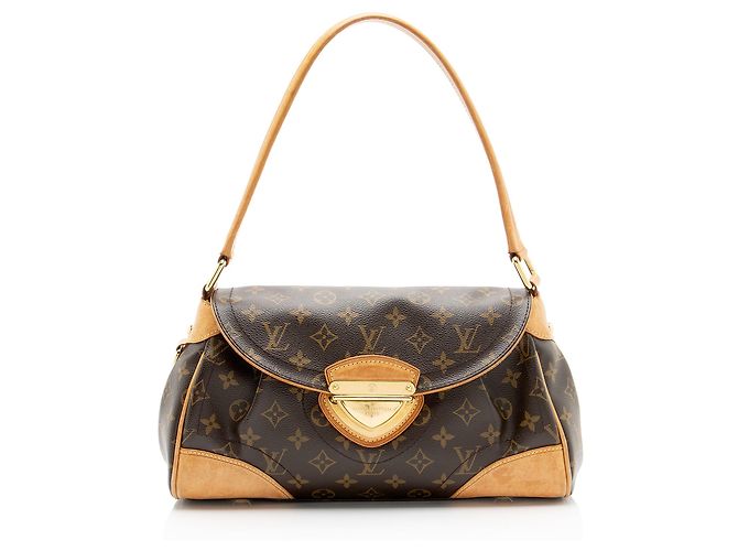 Bolsa de Ombro Louis Vuitton Monogram Canvas Beverly MM Marrom