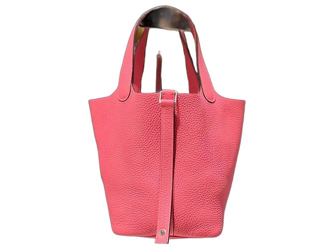 Hermès Picotin Lock 18 en cuir rose