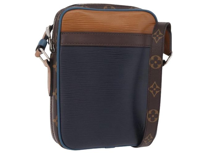 LOUIS VUITTON Epi Danube PM NM Patchwork Collection Navy M51459 Auth ep16346SAM Bleu Marine