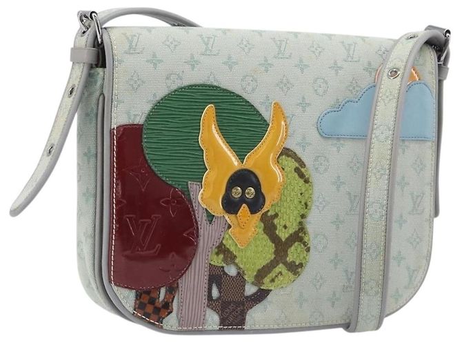 Bolsa LOUIS VUITTON Monogram Mini Musette Comte de Fee Gray M92279 LV Auth 202528 Marrom