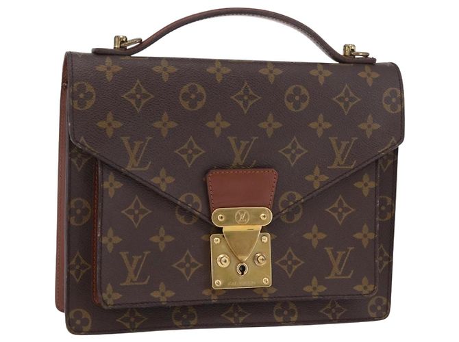 LOUIS VUITTON Monogram Monceau 26 Hand Bag M51187 LV Auth BA16196 Monogramme