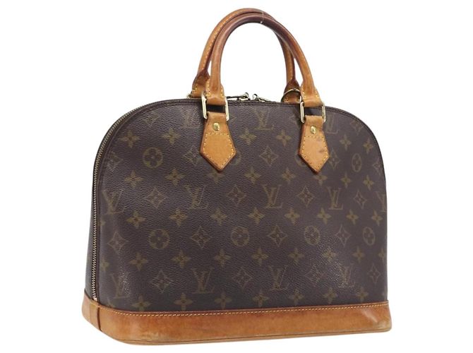 LOUIS VUITTON Monogram Alma Hand Bag M51130 LV Auth 207424 Monograma