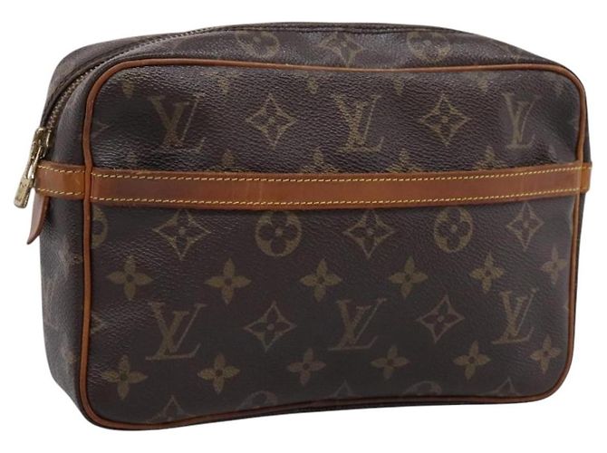 LOUIS VUITTON Monogram Compiegne 23 Clutch Tasche M51847 LV Auth 206617 Monogramm