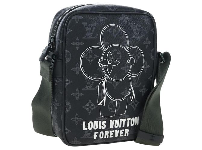 LOUIS VUITTON Monogram Eclipse DanubePM Shoulder Bag M43677 LV Auth 206267SAM Monogramma