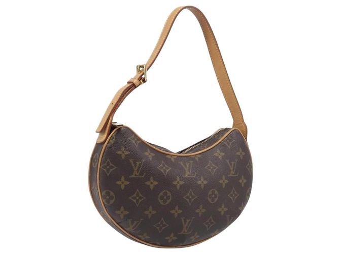 LOUIS VUITTON Monogram Pochette Croissant Shoulder Bag M51510 LV Auth BA16038V Monogramma