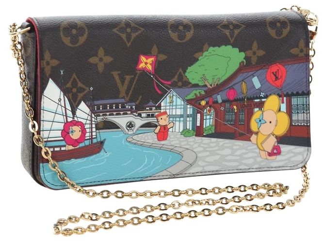 LOUIS VUITTON Monogram Vivienne Pochette Felice Shoulder Bag LV Auth 204525SAM Monogramme