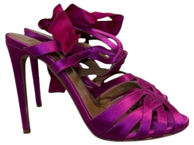 Sandali Aquazzura rosa T.38