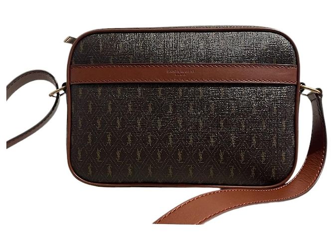 Autre Marque Sac Saint Laurent toile monogram Brown
