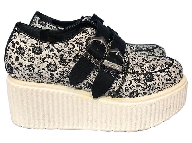Derbies creepers Pinko T.36 Nero