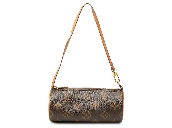 Borsa a mano Louis Vuitton Monogram Papillon Pochette Marrone