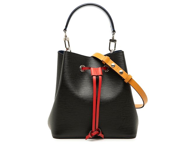 Borsa a secchiello Louis Vuitton Epi Neonoe BB Nera Nero