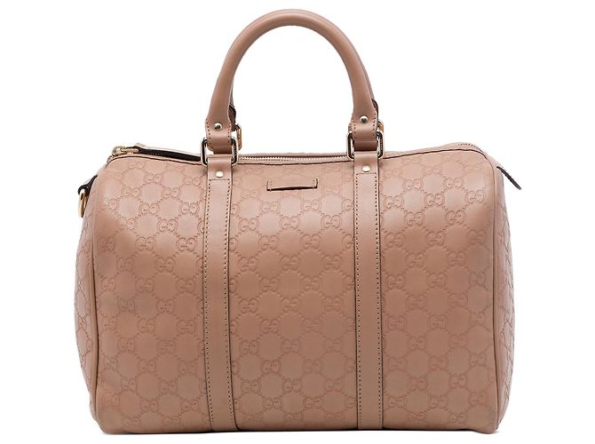 Borsa Boston Gucci Medium Guccissima Joy Marrone