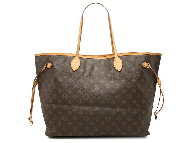 Saco Tote Louis Vuitton Monogram Neverfull GM Castanho Marrom