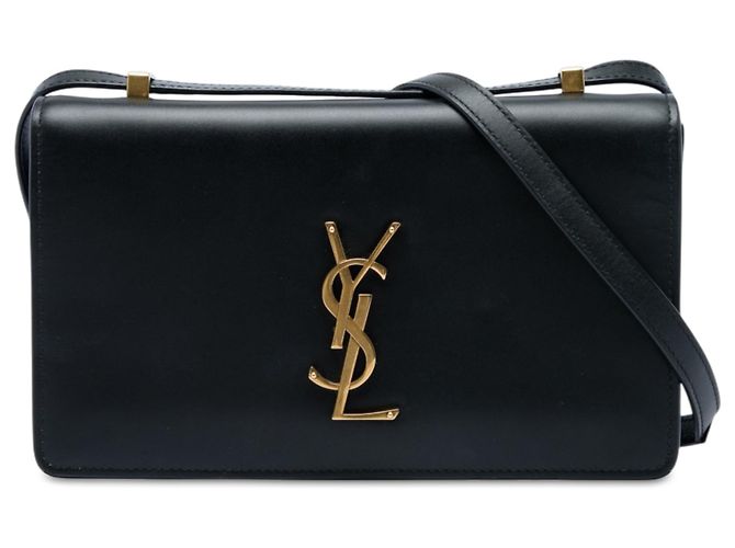 Autre Marque Borsa a tracolla Dylan Small in pelle di vitello monogramma nera Saint Laurent Nero