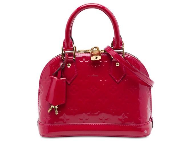 Sac Louis Vuitton Monogram Vernis Alma BB Rose