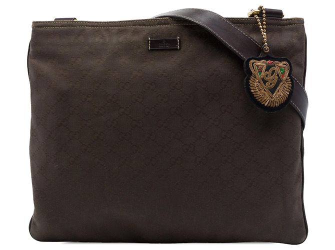Borsa a tracolla Gucci GG Canvas marrone