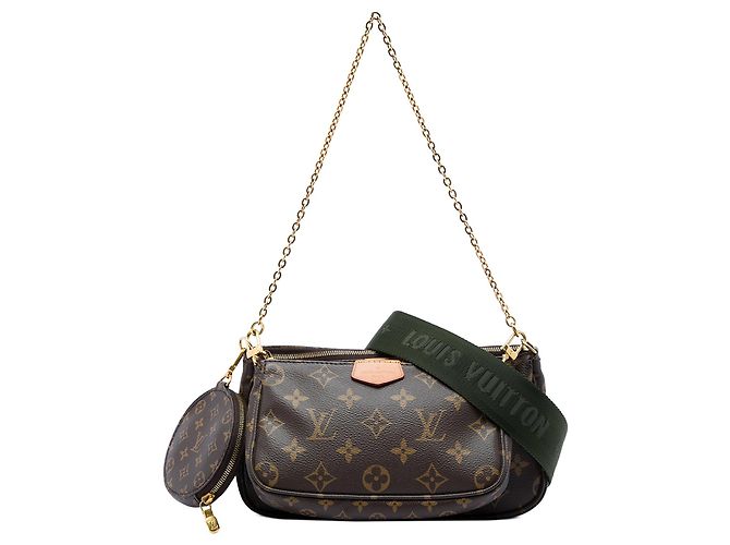Bolsa Louis Vuitton Monogram Multi Pochette Accessoires Castanha Marrom