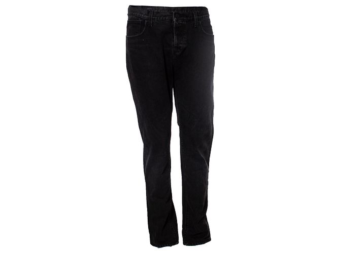 Gucci Jeans aus schwarzer Baumwolle