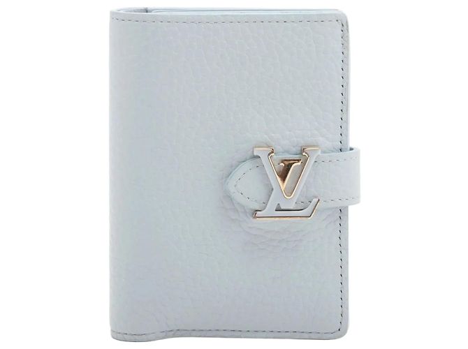 Cartera Compact Bi-Fold Louis Vuitton Azul