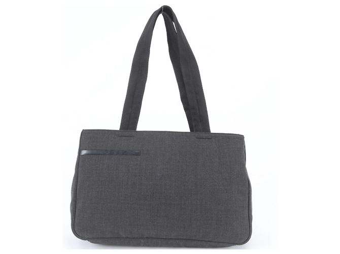 Autre Marque Borsa Tote Pradasports Gray Marrone