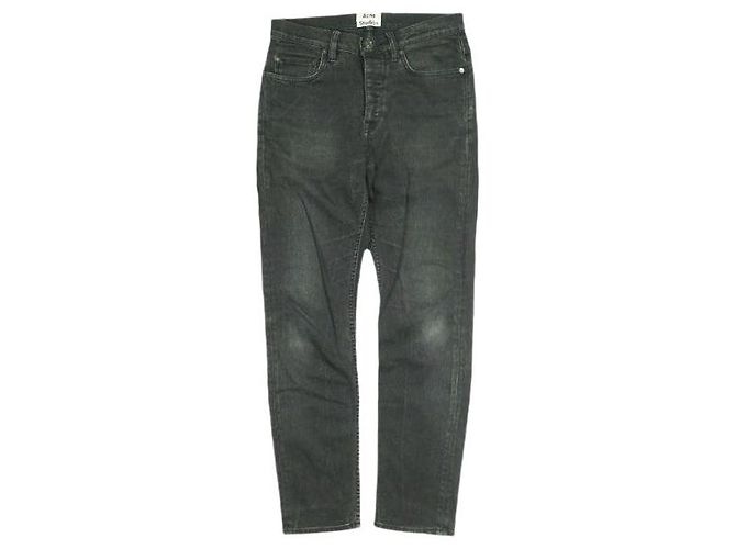 Acne Studios Jeans Denim Skinny 5 Tasche Nero