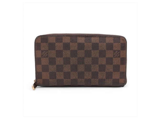 Cartera Larga Louis Vuitton Damier Zippy Organizer Castaño