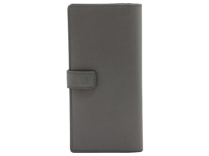 Carteira Bi-fold em couro Prada Marrom