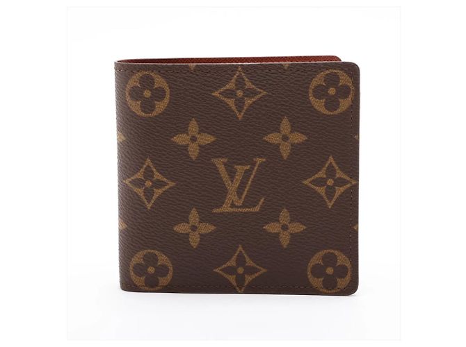 Louis Vuitton Monogram Portefeuille Marco Bi-fold Wallet Brown