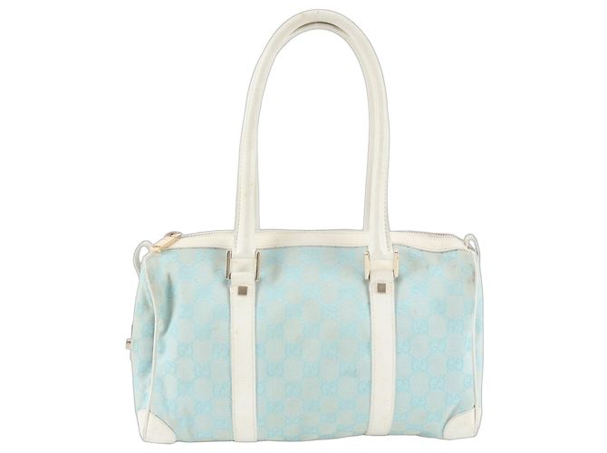 Sac Mini Boston Gucci GG Canvas Vert