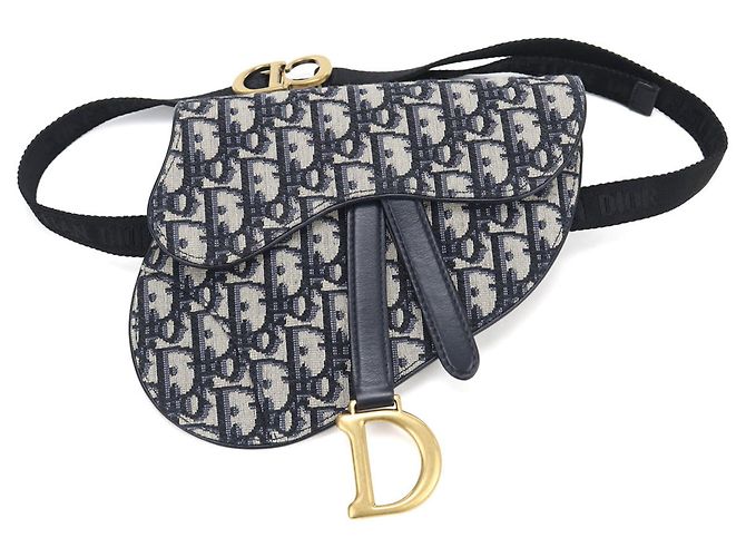 Borsa a tracolla Christian Dior Navy Blu navy