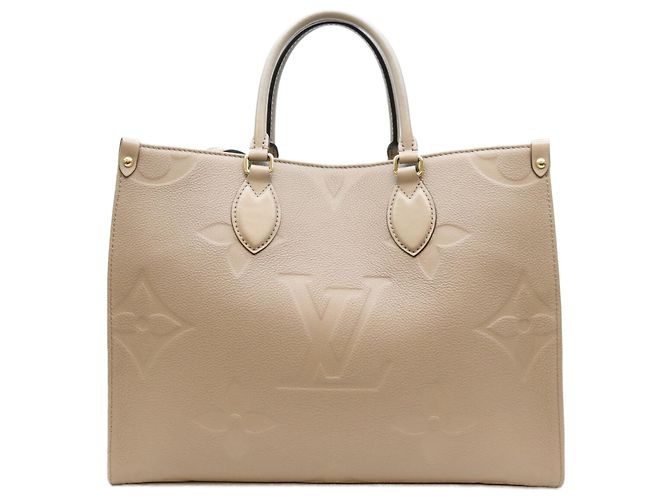 Borsa Louis Vuitton M45607 Empreinte Tourtrell OnTheGo MM Beige
