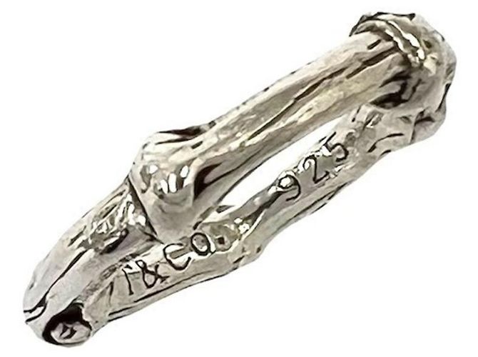 Autre Marque Anello Tiffany Vintage Bamboo Argento