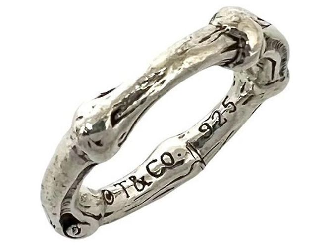Autre Marque Anello Tiffany Vintage Bamboo Band Argento