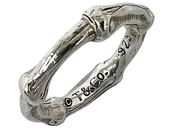 Autre Marque Anello Tiffany Vintage Bamboo Argento